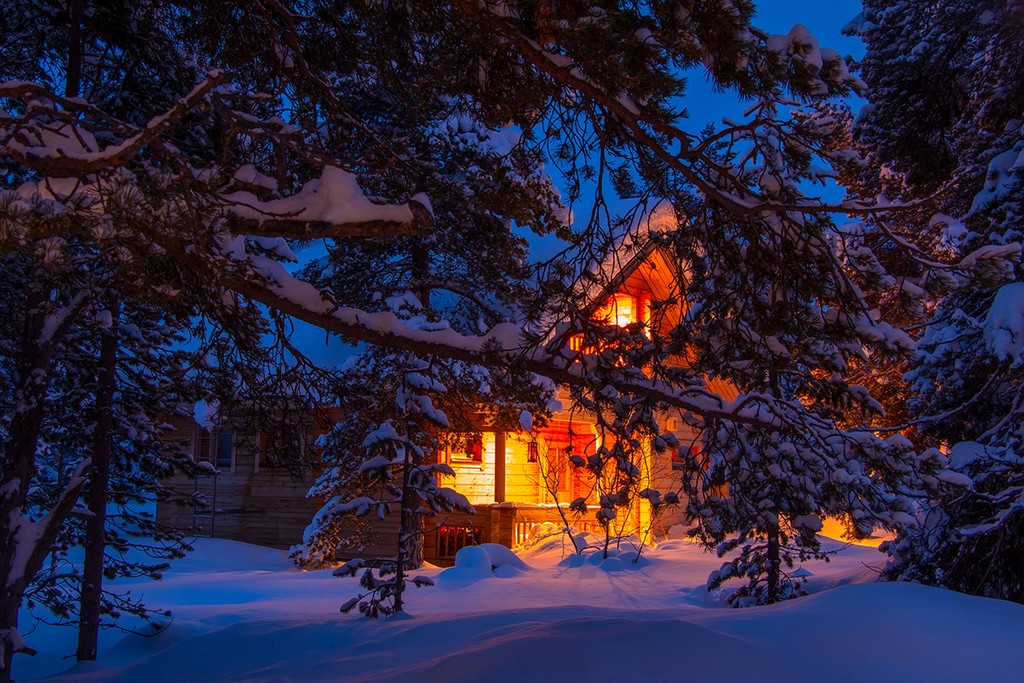 Hébergement en Laponie pendant Noël